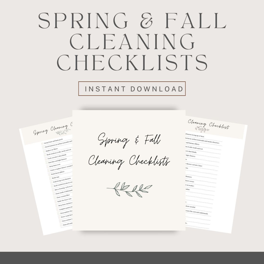 Spring Fall Cleaning Checklists Fruitful And Fearless Spring Fall Cleaning Checklists Fruitful And Fearless