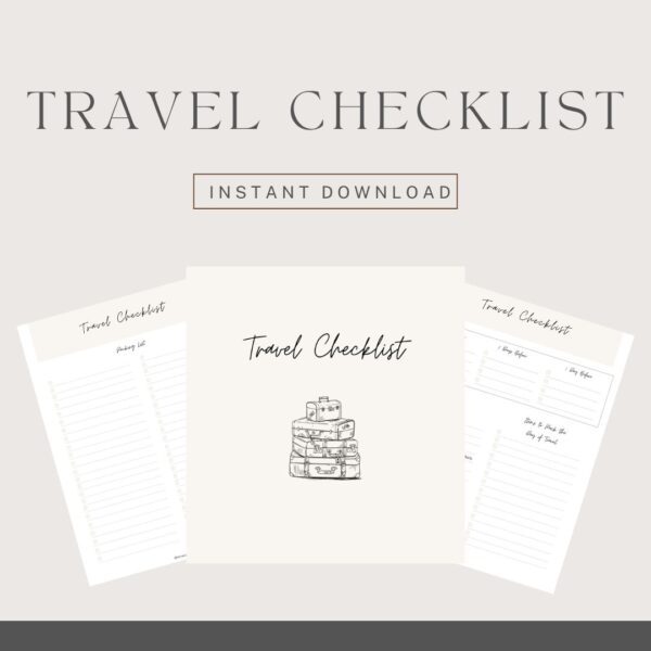 Travel Checklist