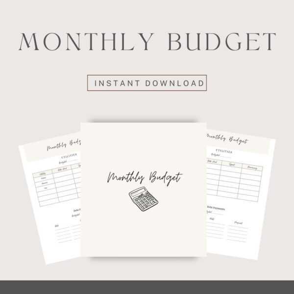 Monthly Budget Planner