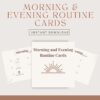 Morning and Evening Routine Cards