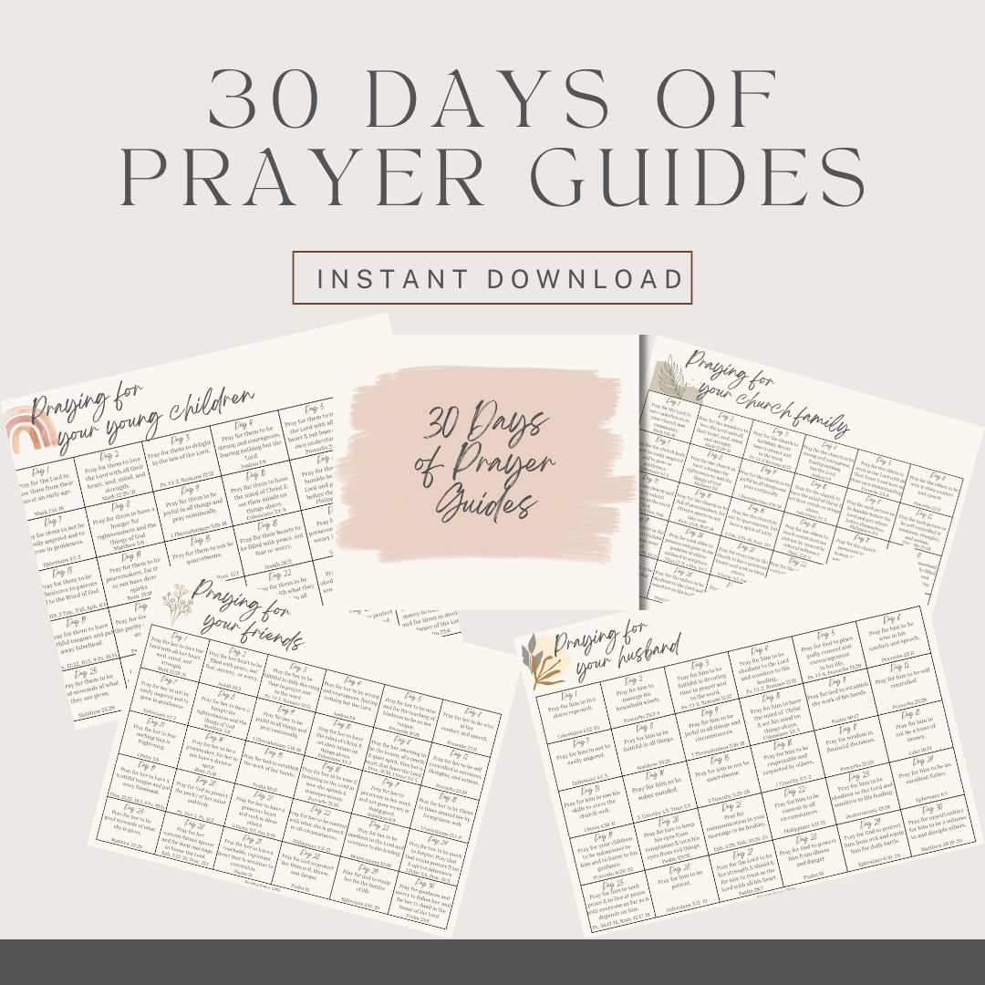 30 Days of Prayer Guides