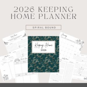 2026 Spiral Bound Keeping Home Planner