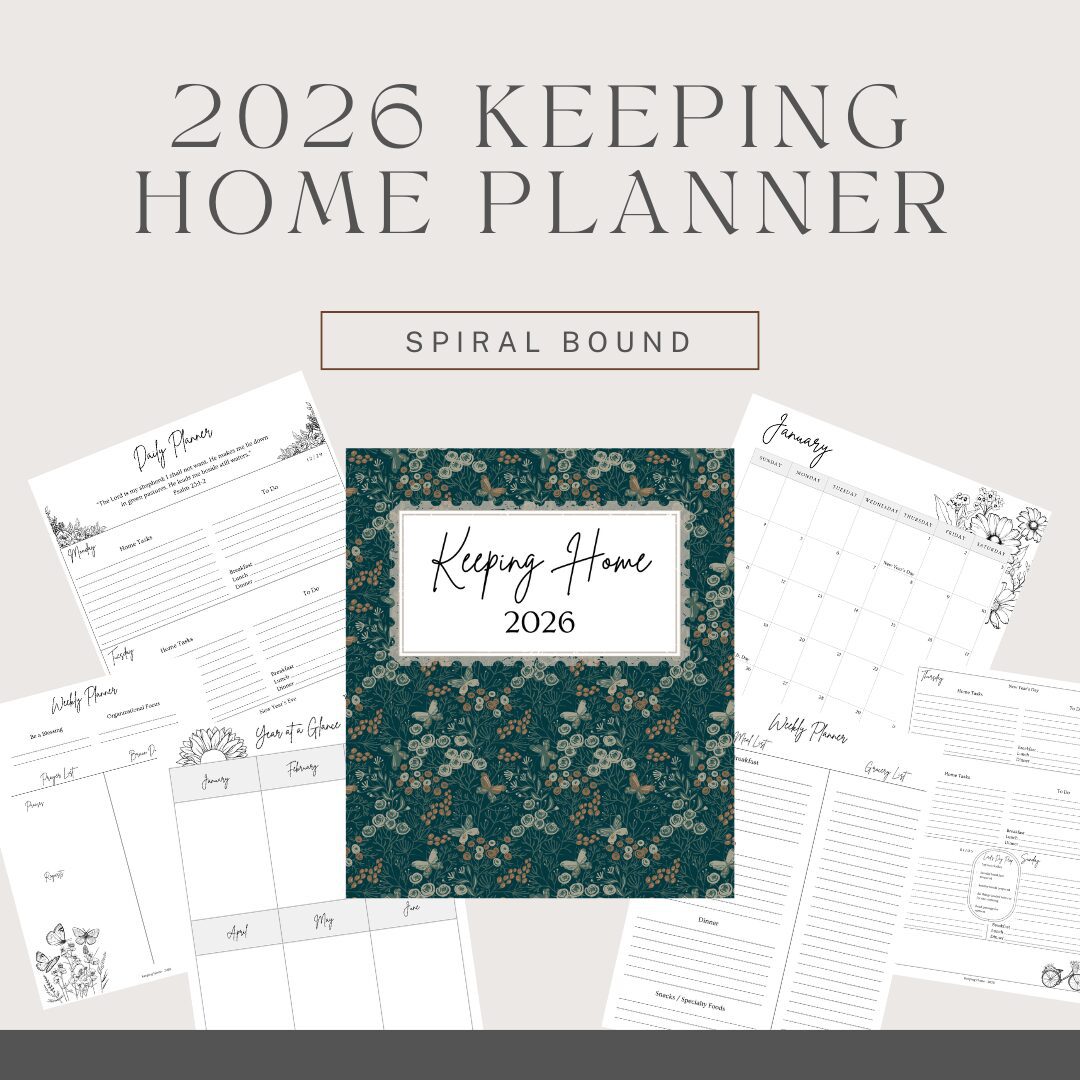 2026 Spiral Bound Keeping Home Planner